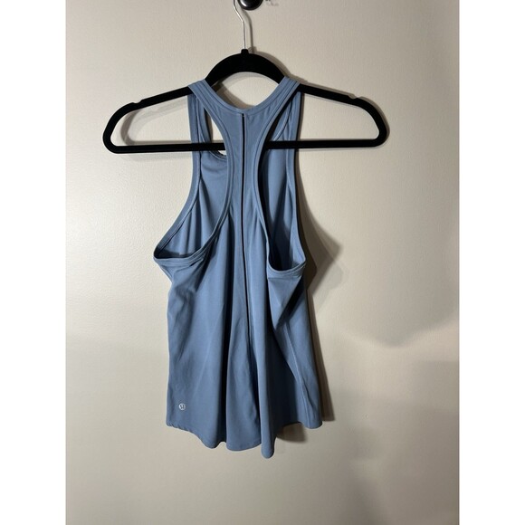 Lululemon Athletic Yoga Performance Gray Razorback Tank Top Shirt No Tag Small - Picture 2 of 11